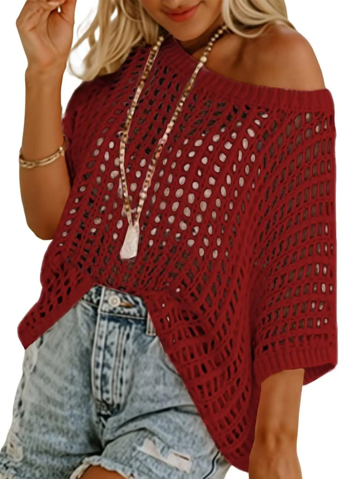 Solara™ - Summer Breeze Crochet Top