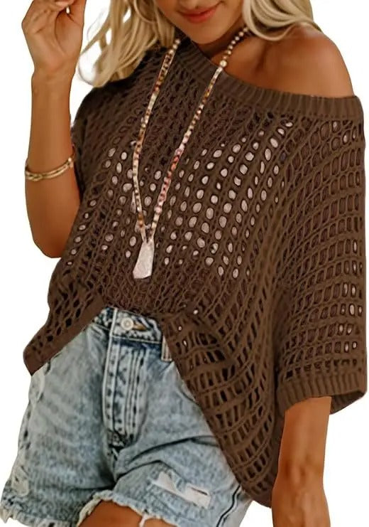 Solara™ - Summer Breeze Crochet Top
