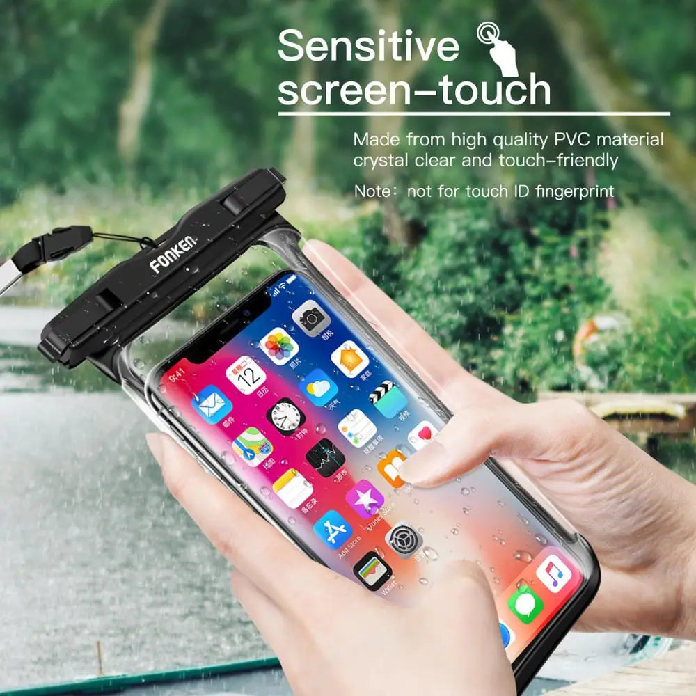 FONKEN Waterproof All-Weather Phone Shield