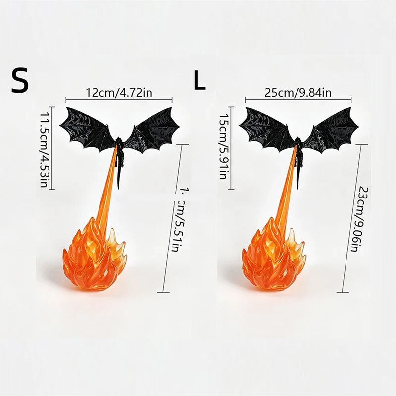 3D Printed Dragon Flame Desk Light
