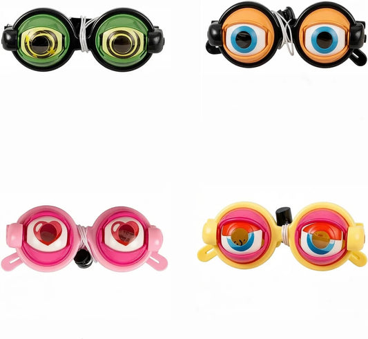 GooglyWink™ 4 pcs Crazy Eyes Glasses