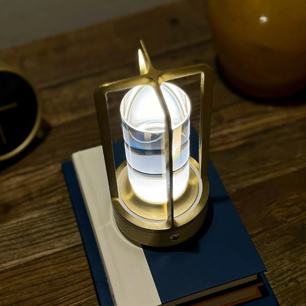 LumiCrystal™ Cordless Crystal Lantern Light