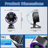BreezeRide™ USB Rechargeable Car Fan