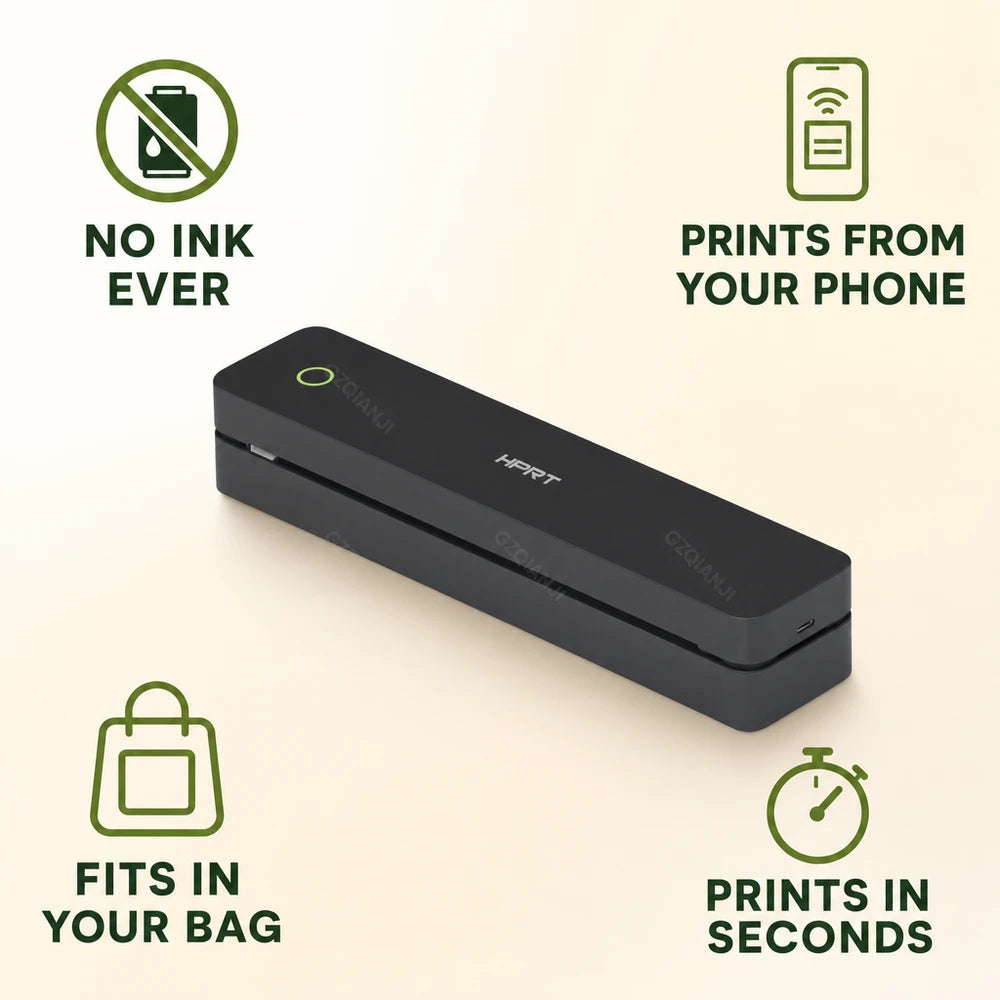 PrintPocket™ Inkless Portable Printer