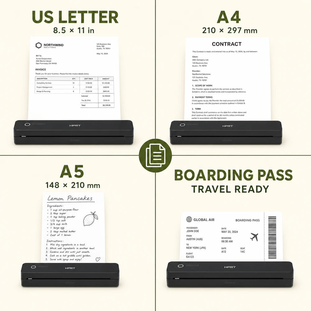 PrintPocket™ Inkless Portable Printer