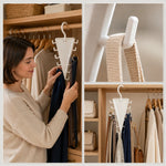 VortiVibe™ Rotating V-Shaped Closet Organizer
