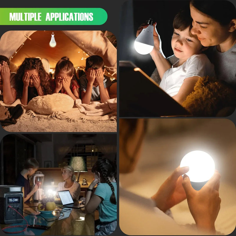 EmergiGlow™ Rechargeable Emergency LED Light Bulb