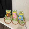 HopBag™ Crochet Frog Crossbody Bag