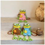 HopBag™ Crochet Frog Crossbody Bag