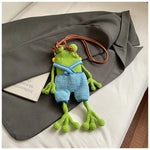 HopBag™ Crochet Frog Crossbody Bag