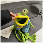 HopBag™ Crochet Frog Crossbody Bag