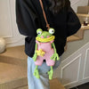 HopBag™ Crochet Frog Crossbody Bag