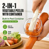 PeeliPro™ 2-in-1 Vegetable Peeler with Container
