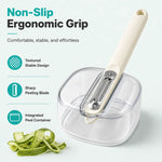 PeeliPro™ 2-in-1 Vegetable Peeler with Container
