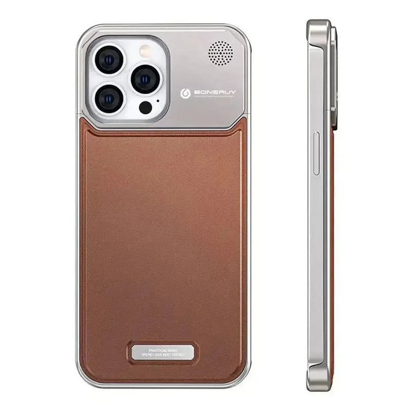 Zion™ Leather Aromatherapy Phone Case