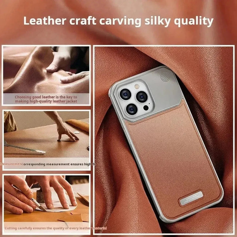 Zion™ Leather Aromatherapy Phone Case