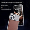 Zion™ Leather Aromatherapy Phone Case