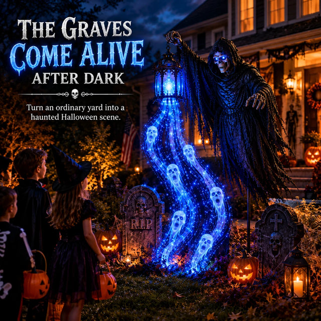 Animated Soul Harvester Halloween Light