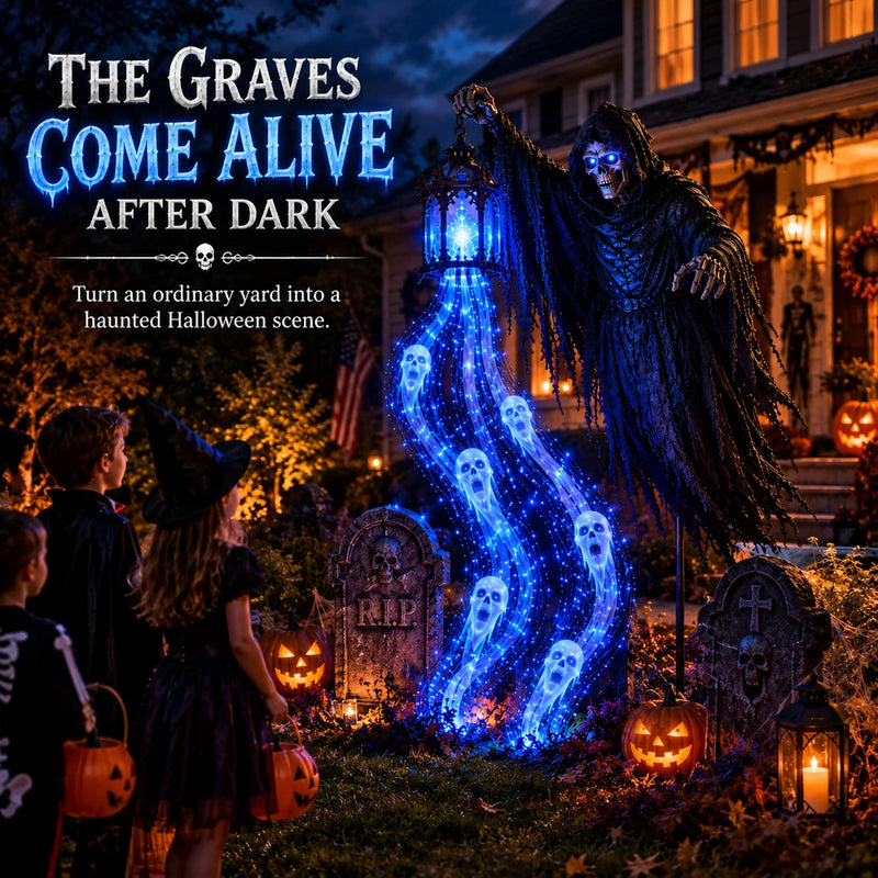 Animated Soul Harvester Halloween Light