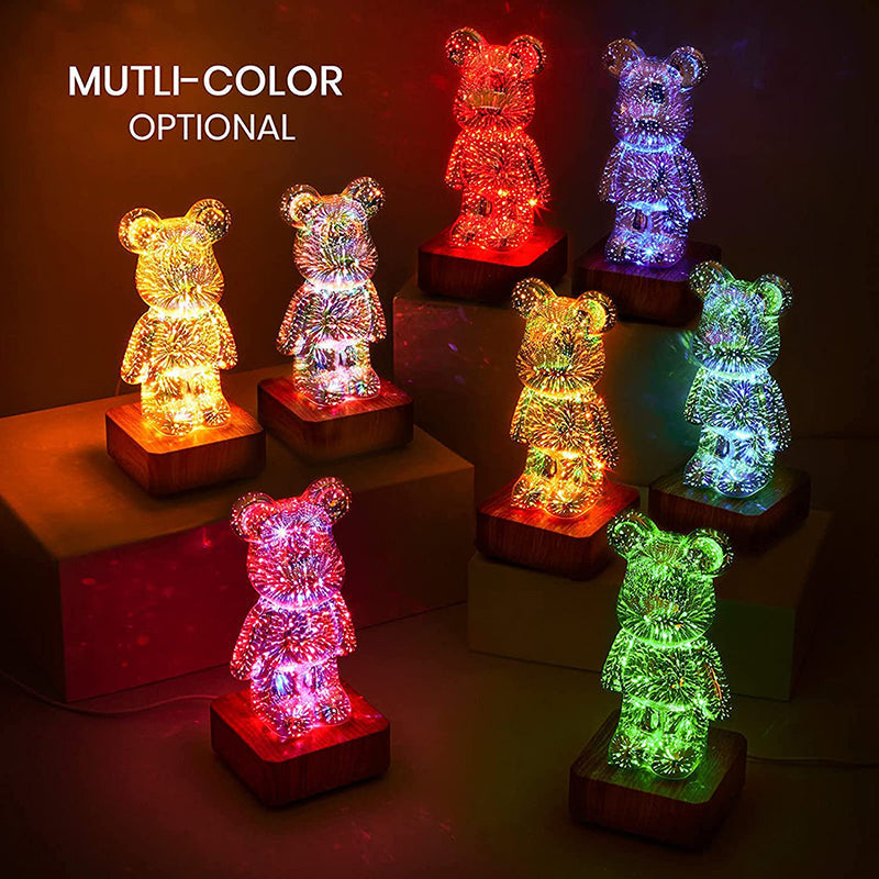 TwinkleBear™ Rainbow Firework Bear Nightlight