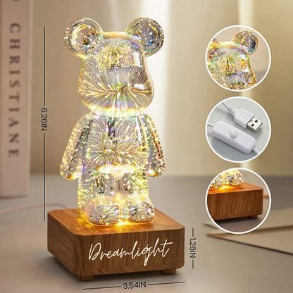 TwinkleBear™ Rainbow Firework Bear Nightlight