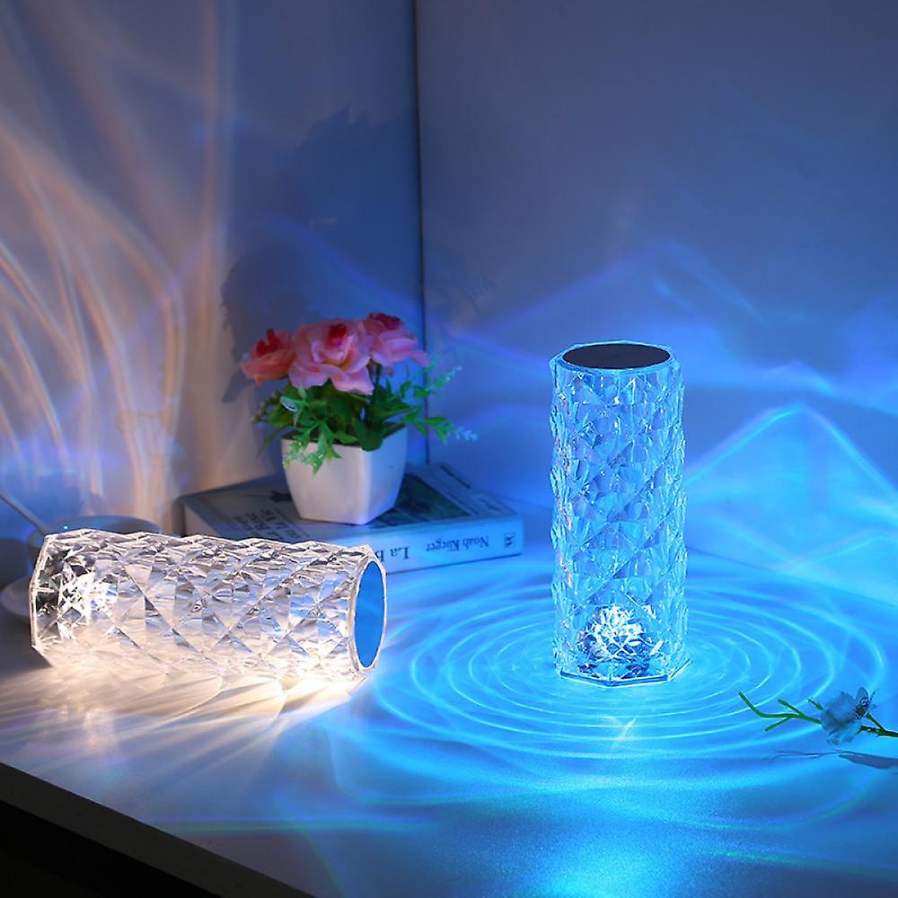 DiamondGlow™ Crystal Rose Night Lamp