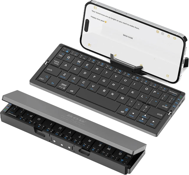 FoldKey™ Aluminum Foldable Bluetooth Keyboard