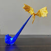 3D Printed Dragon Flame Desk Light