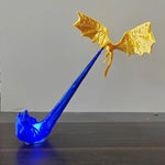 3D Printed Dragon Flame Desk Light