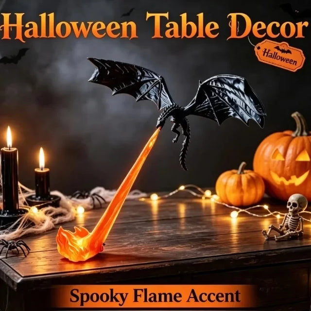 3D Printed Dragon Flame Desk Light