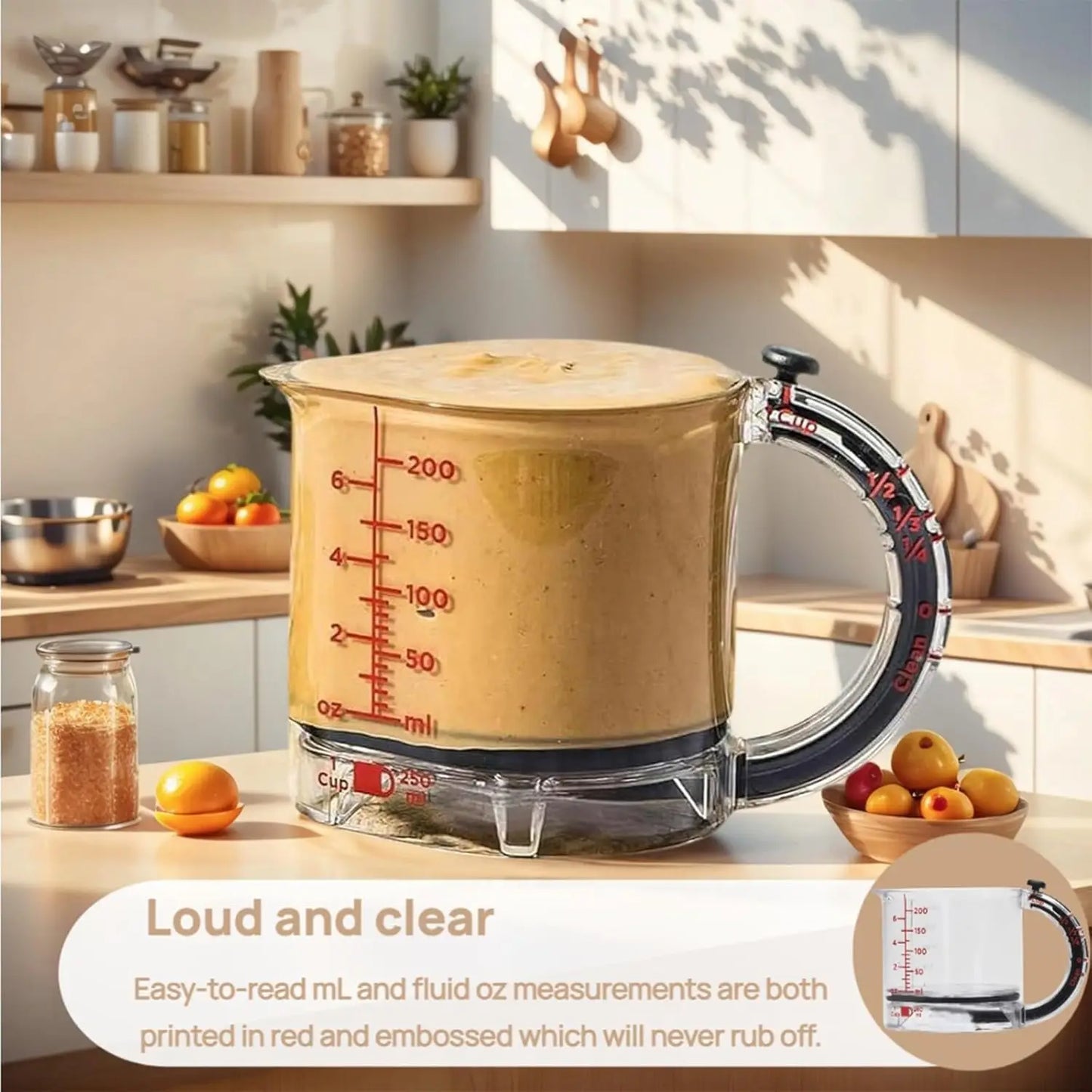 FlexiCup™ - Adjustable Kitchen Measuring Cup