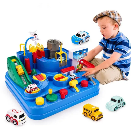 AdventureDrive™ - Adventure Car Track Blocks Toy Set