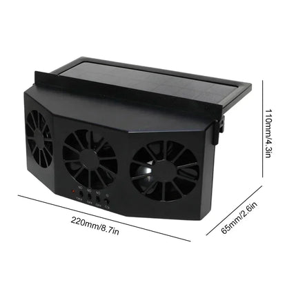 SolBreeze™ - Eco Solar Car Cooler Fan