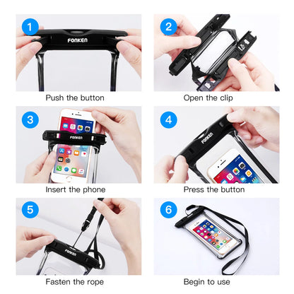 FONKEN Waterproof All-Weather Phone Shield