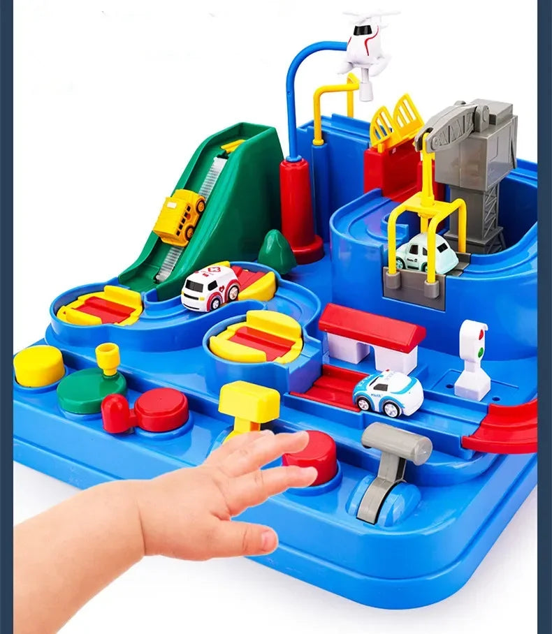 AdventureDrive™ - Adventure Car Track Blocks Toy Set