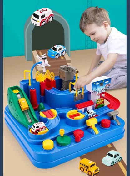 AdventureDrive™ - Adventure Car Track Blocks Toy Set