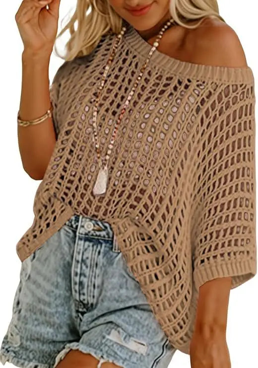 Solara™ - Summer Breeze Crochet Top