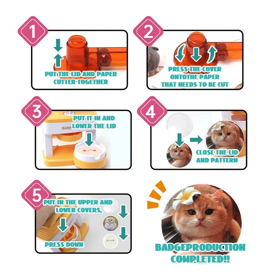 PocketBadger™ Portable Pocket Badge Maker Kit