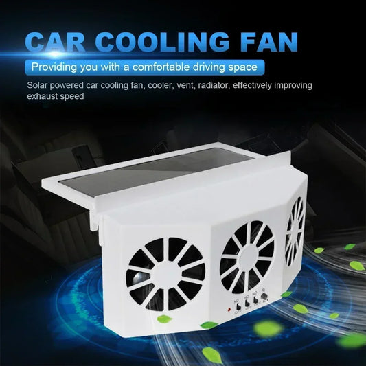 SolBreeze™ - Eco Solar Car Cooler Fan