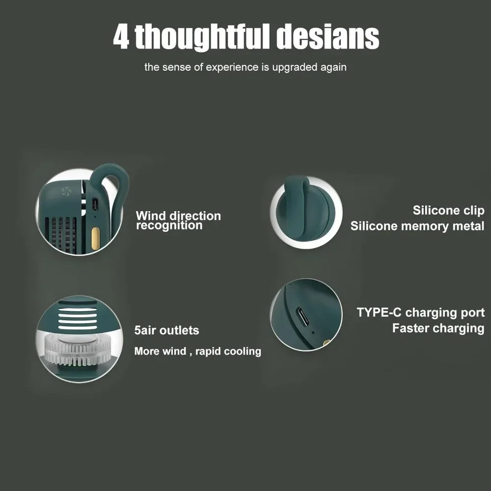 Whirlzen™ - Mini Whirlwind Clip-On Fan