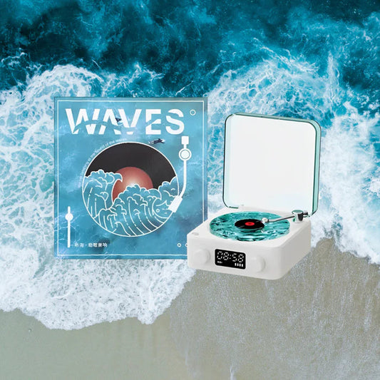 Waves Vinyl Speaker Lamp