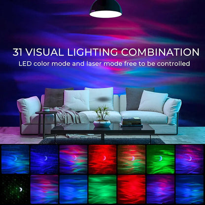 AuroraGlow™ - Stellar Aurora Light Projector