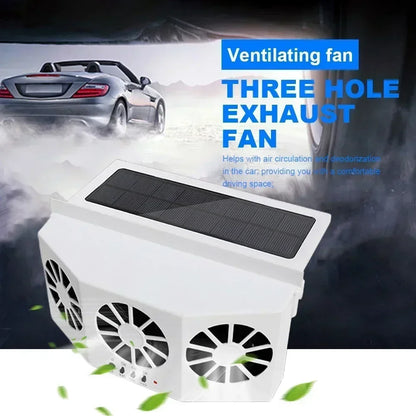 SolBreeze™ - Eco Solar Car Cooler Fan