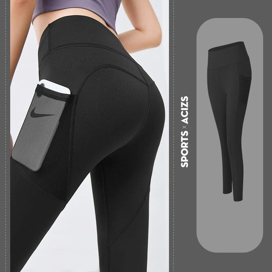 Sculptura™ - High-Waisted Tummy Control Leggings with Side Pockets