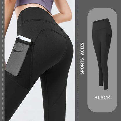 Sculptura™ - High-Waisted Tummy Control Leggings with Side Pockets